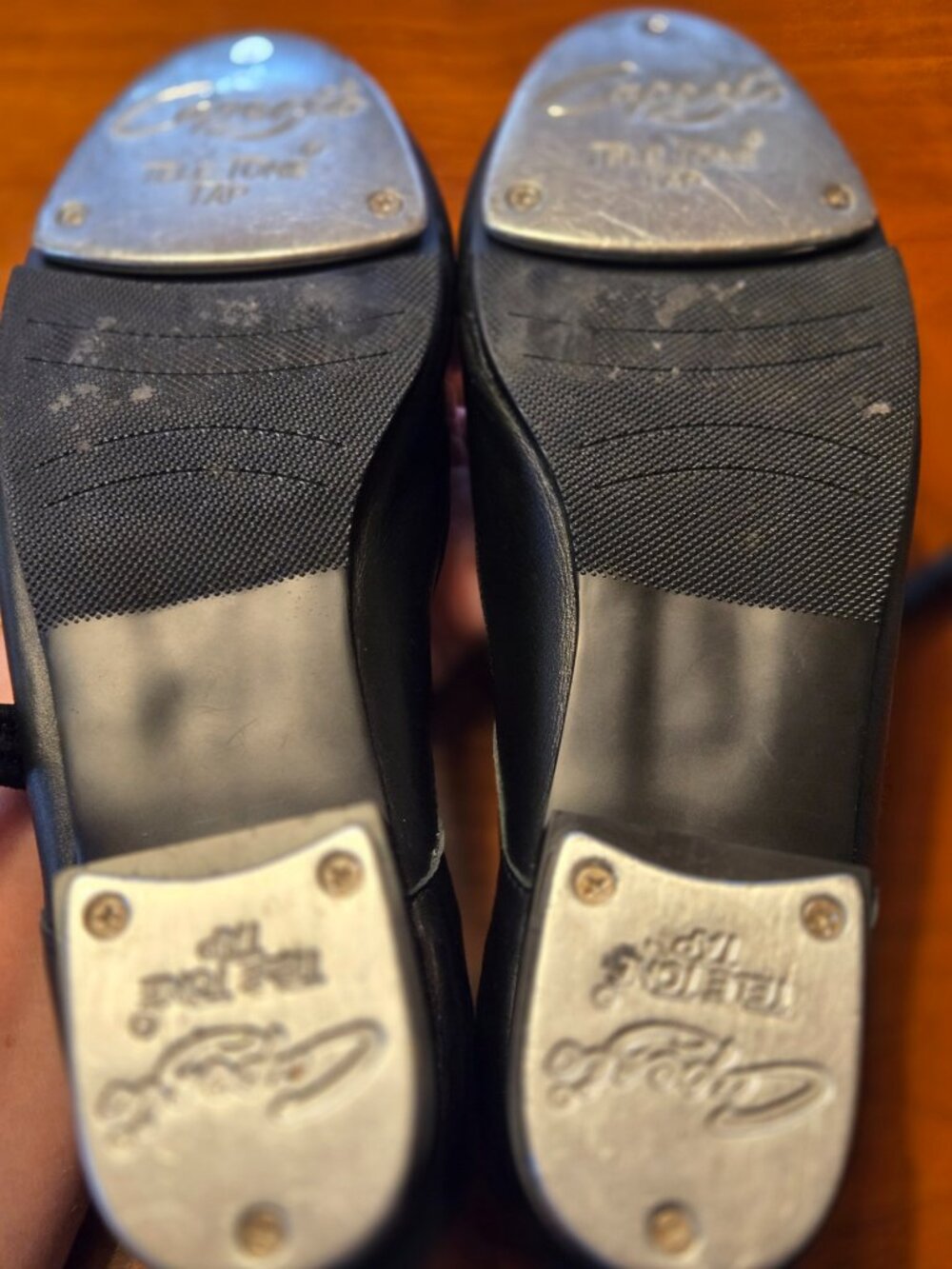 Capezio Black Mary Jane Tap Shoe with Buckle Strap - Picture 4 of 5